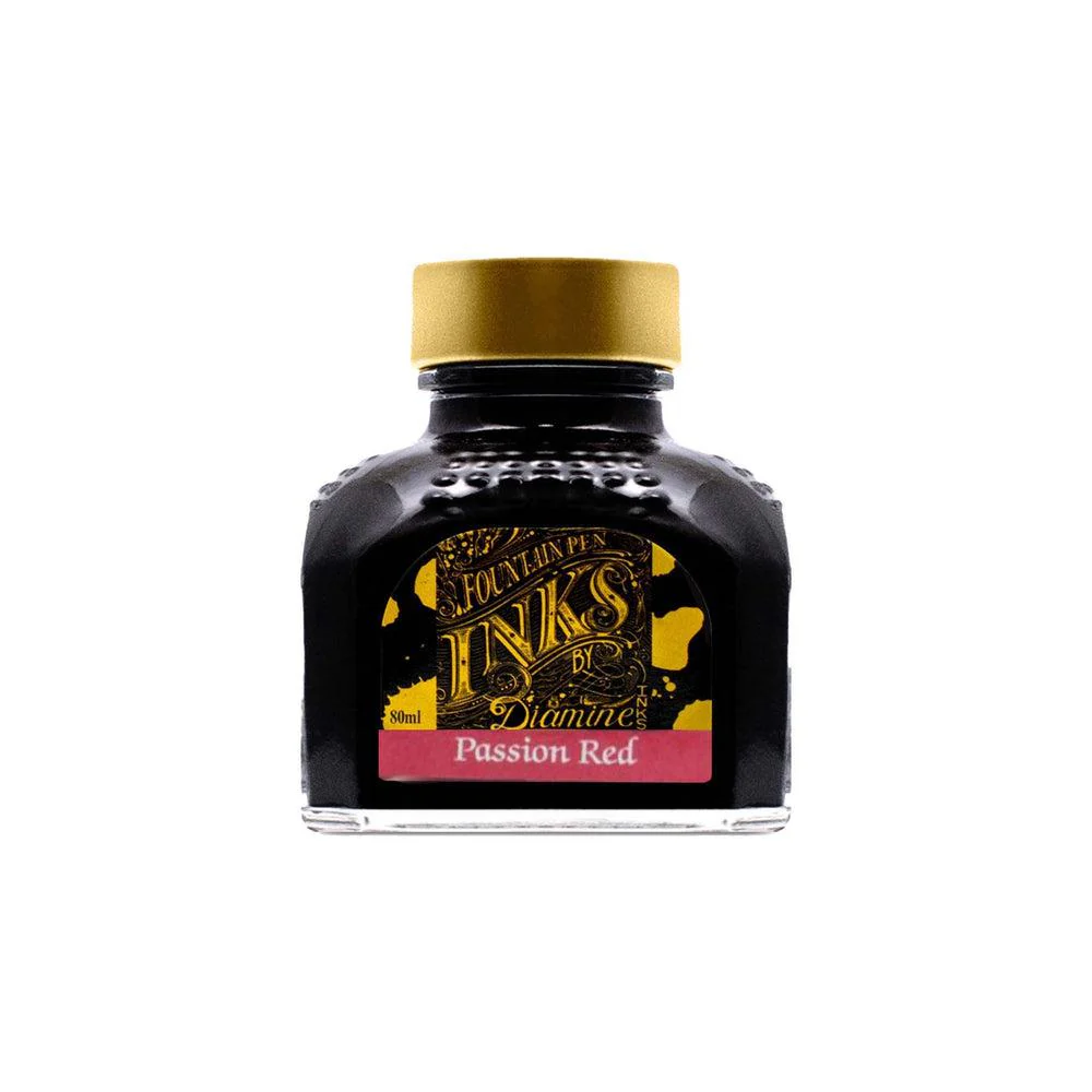Diamine Ink Bottle (30ml / 80ml) - Red - Image 58