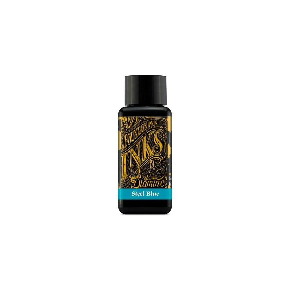 Diamine Ink Bottle (30ml / 80ml) - Teal - Image 18