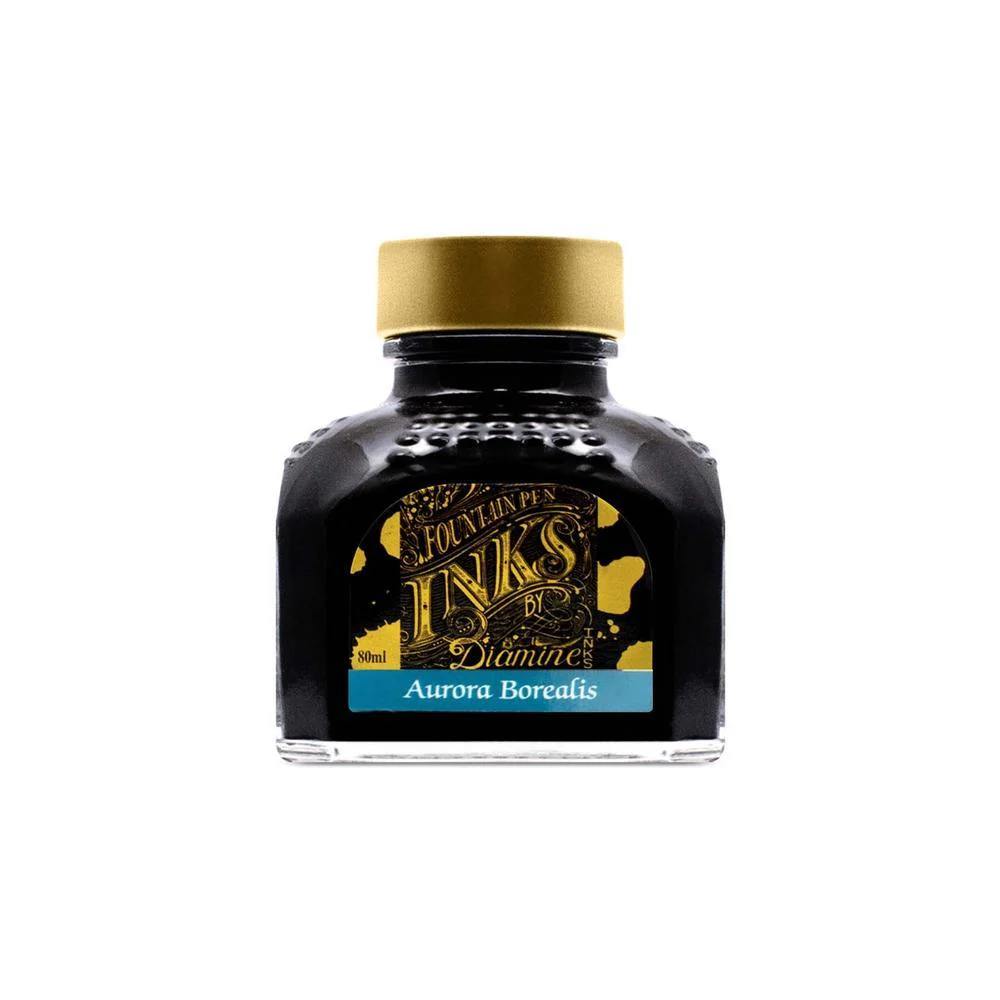 Diamine Ink Bottle (30ml / 80ml) - Teal - Image 32