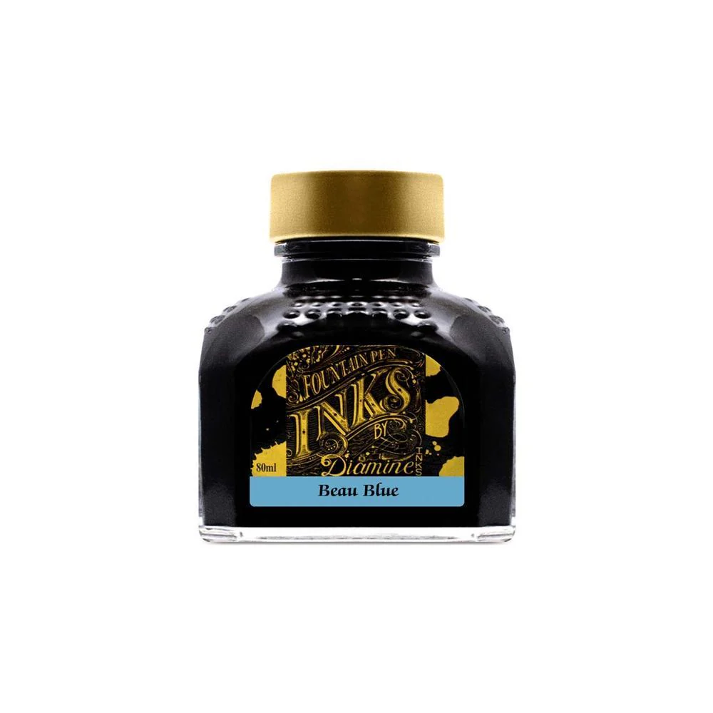 Diamine Ink Bottle (30ml / 80ml) - Teal - Image 34