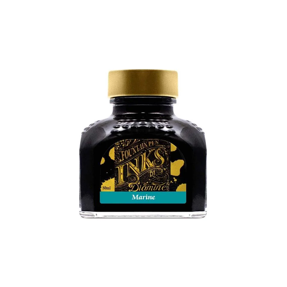 Diamine Ink Bottle (30ml / 80ml) - Teal - Image 40