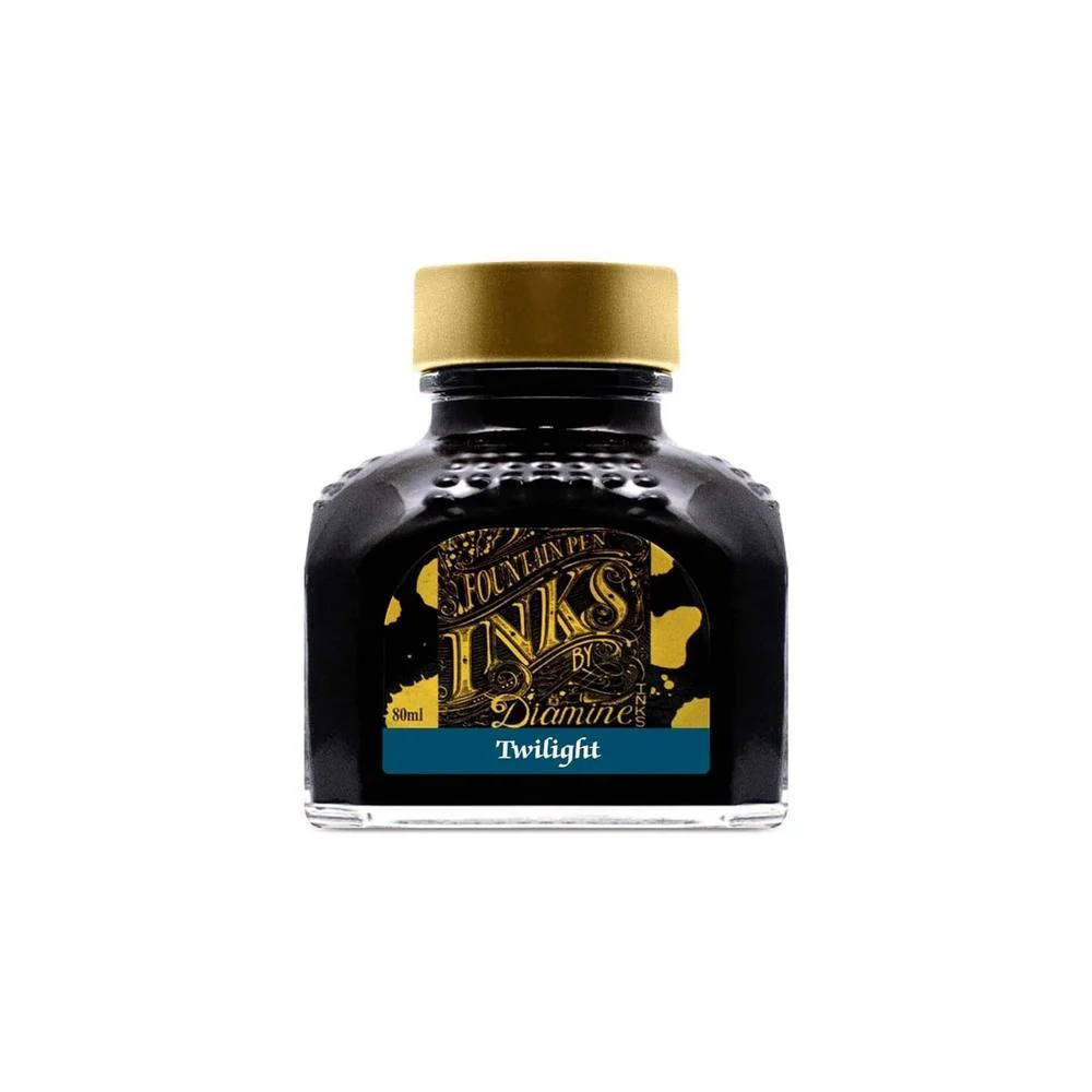 Diamine Ink Bottle (30ml / 80ml) - Teal - Image 46