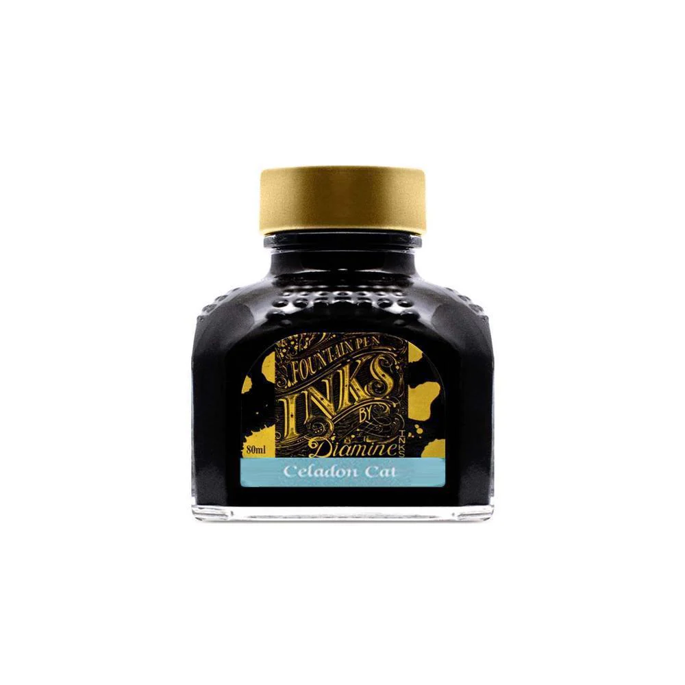 Diamine Ink Bottle (30ml / 80ml) - Teal - Image 52
