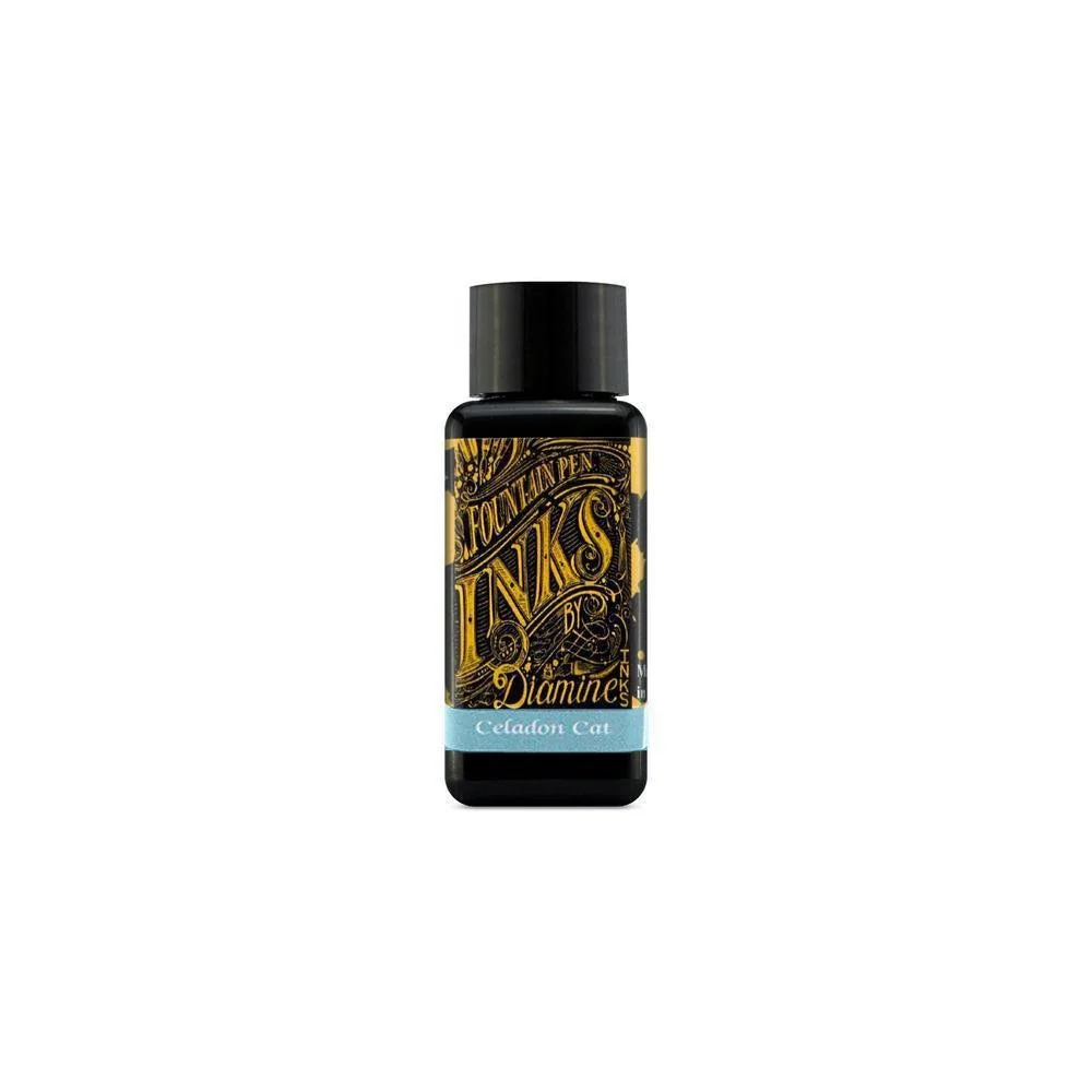 Diamine Ink Bottle (30ml / 80ml) - Teal - Image 53