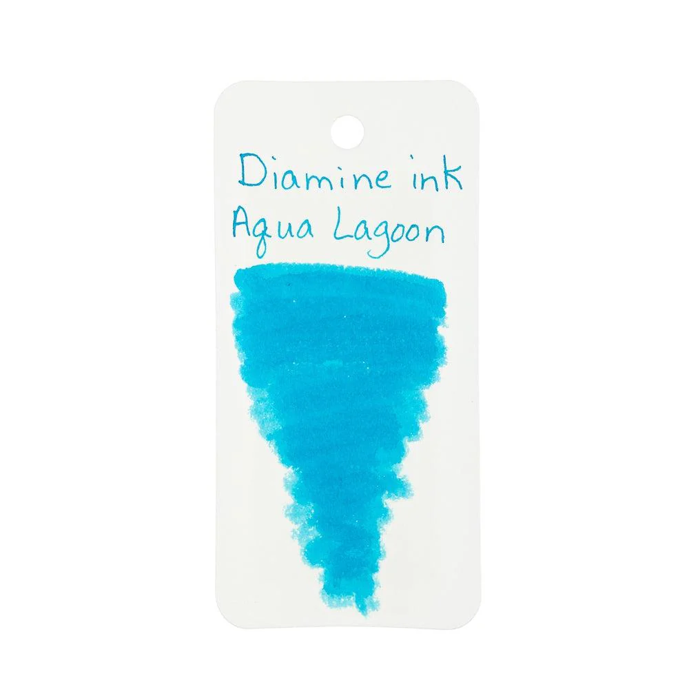 Diamine Ink Bottle (30ml / 80ml) - Teal - Image 7