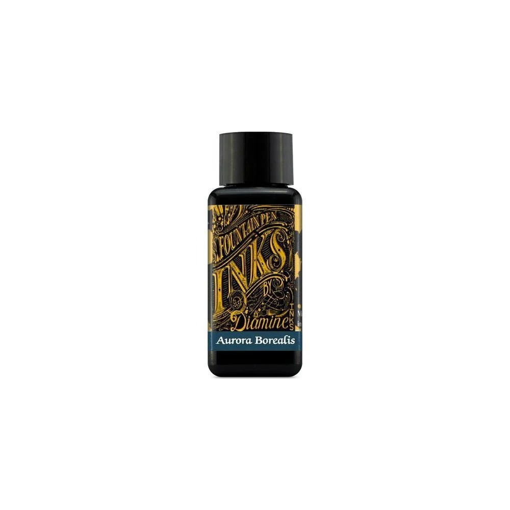 Diamine Ink Bottle (30ml / 80ml) - Teal - Image 8