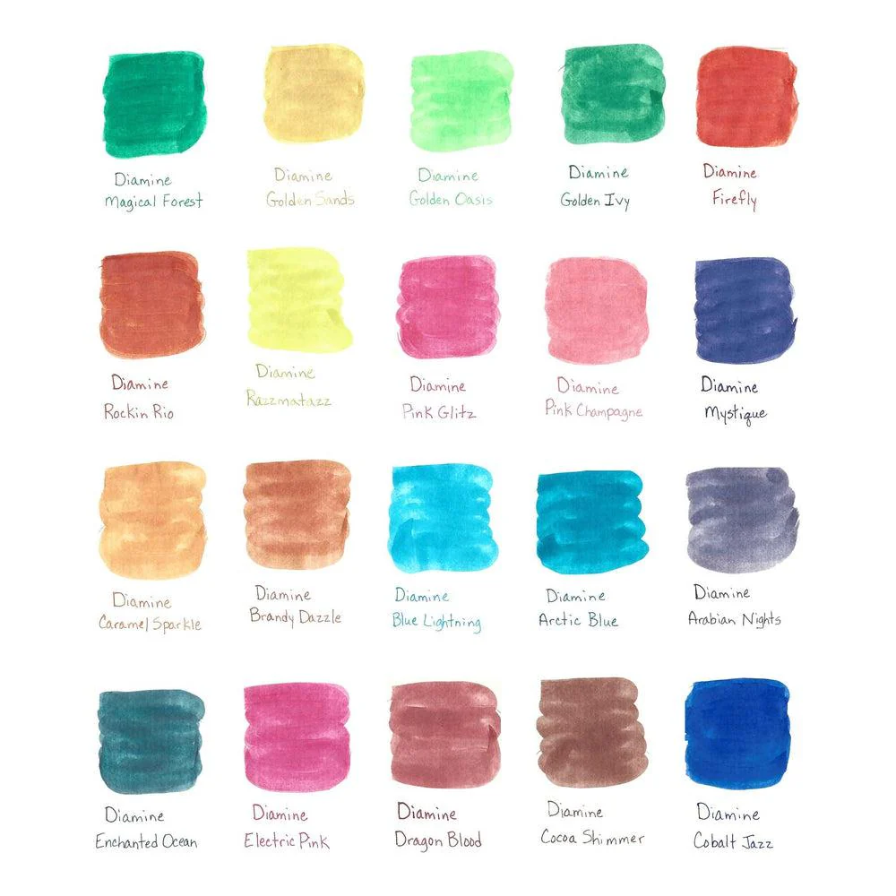 Diamine Shimmer Ink Bottle (50ml) - Image 3