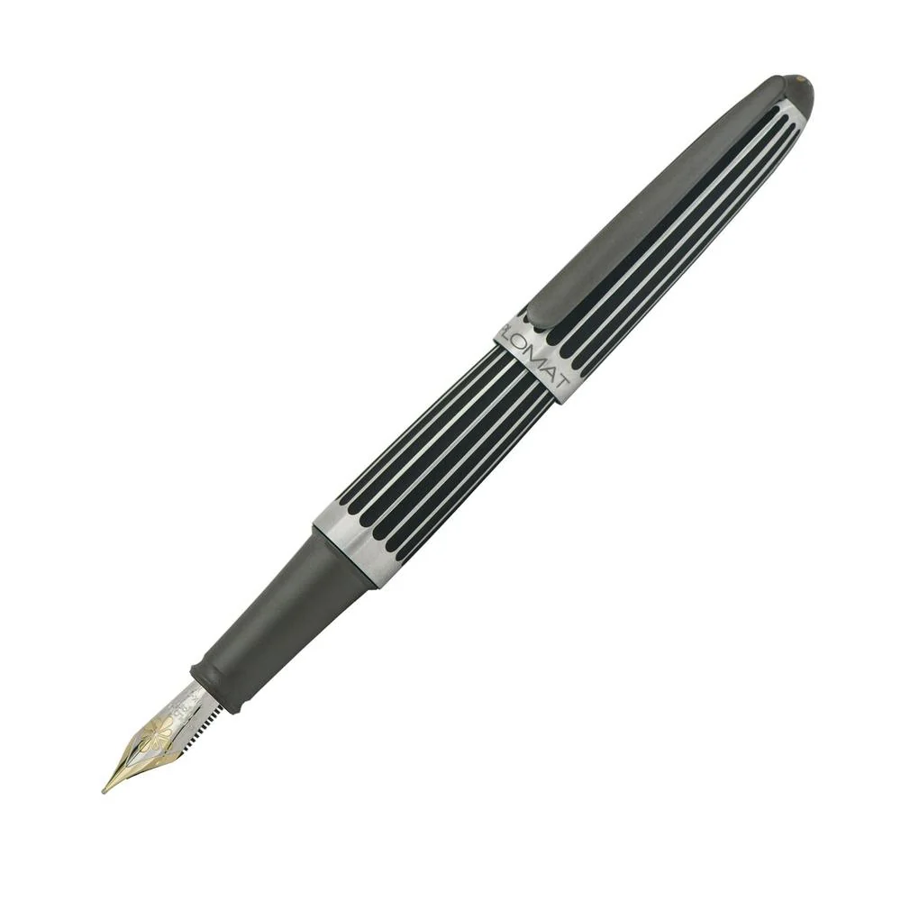 Diplomat Fountain Pen - Aero Stripes Black - Image 2