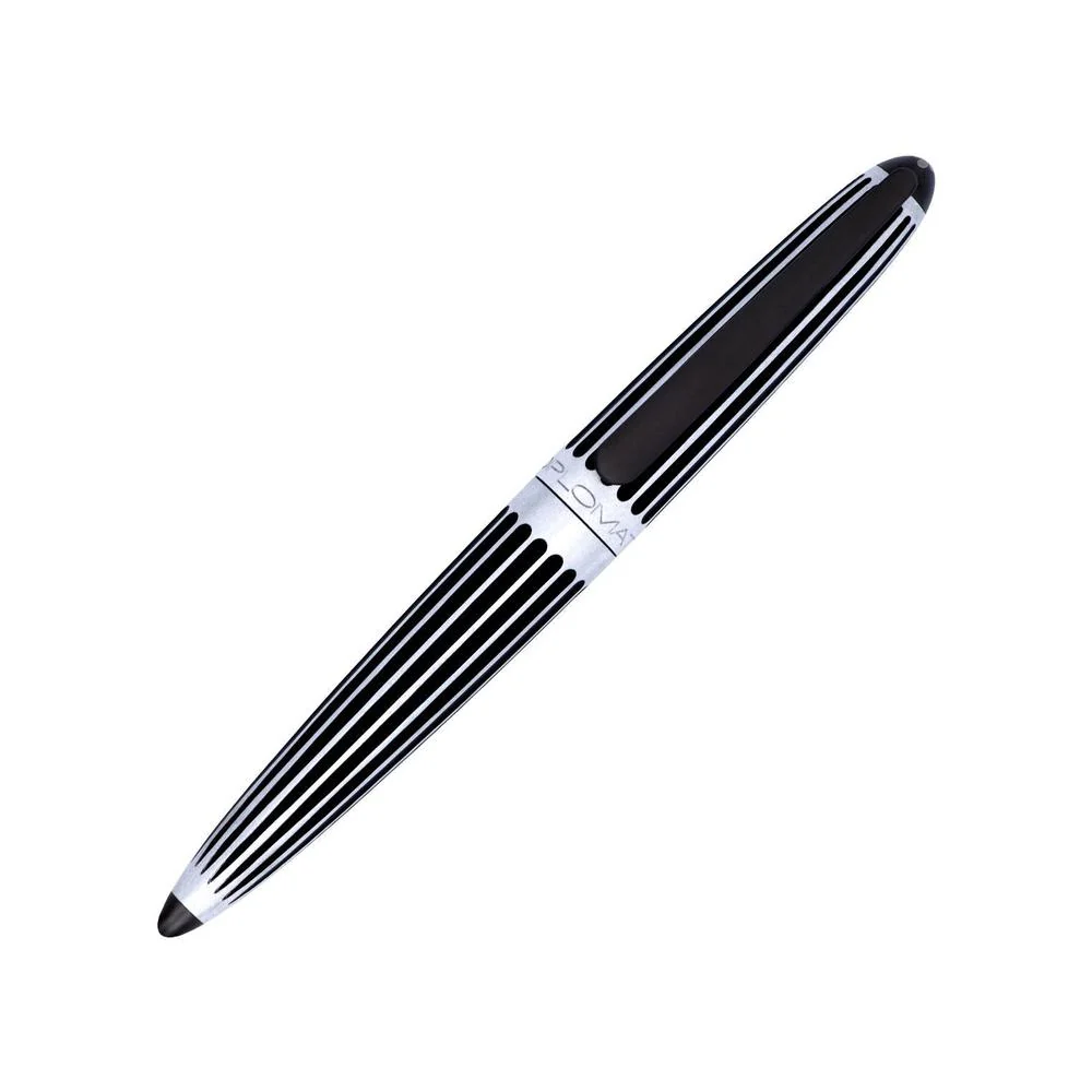 Diplomat Fountain Pen - Aero Stripes Black - Image 3