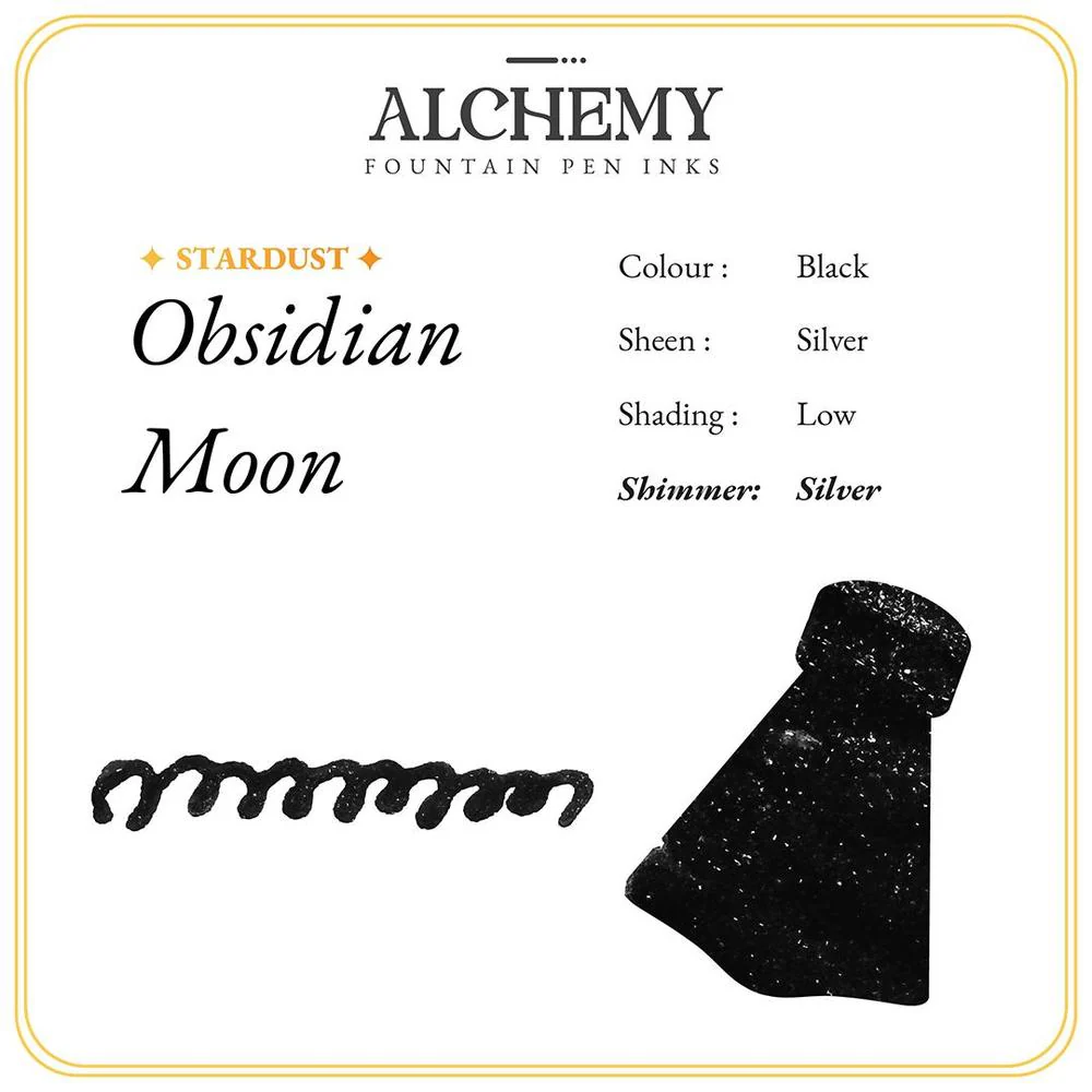 Endless Stationery Ink Bottle (45ml) - Alchemy Obsidian - Image 2