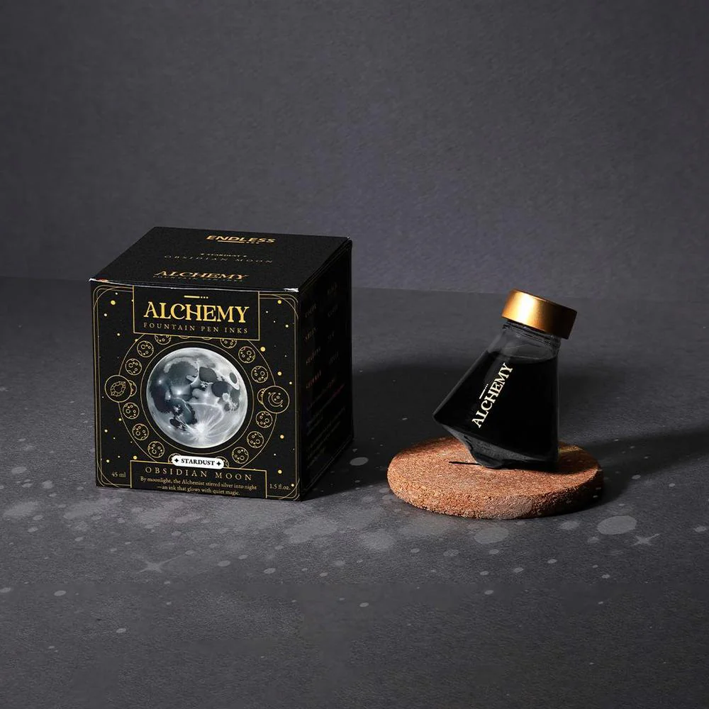 Endless Stationery Ink Bottle (45ml) - Alchemy Obsidian - Image 3