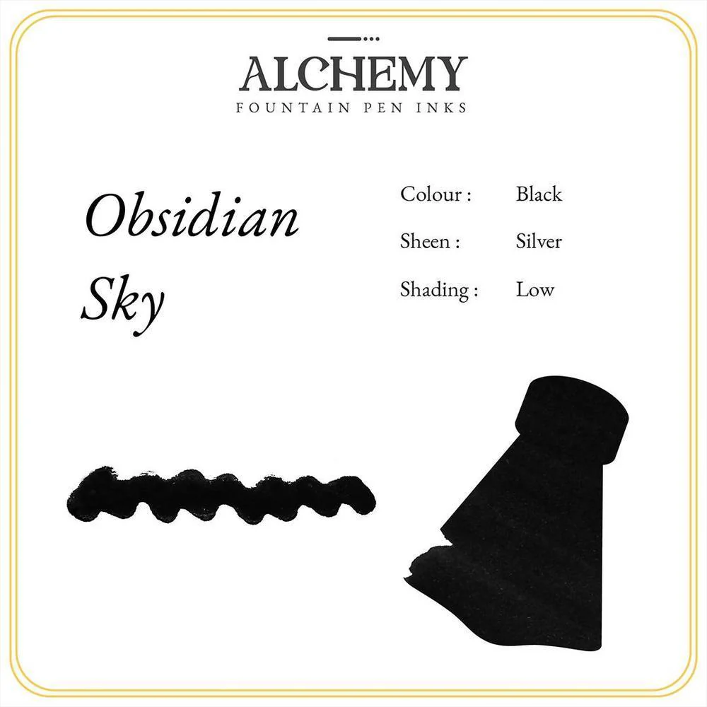 Endless Stationery Ink Bottle (45ml) - Alchemy Obsidian - Image 4