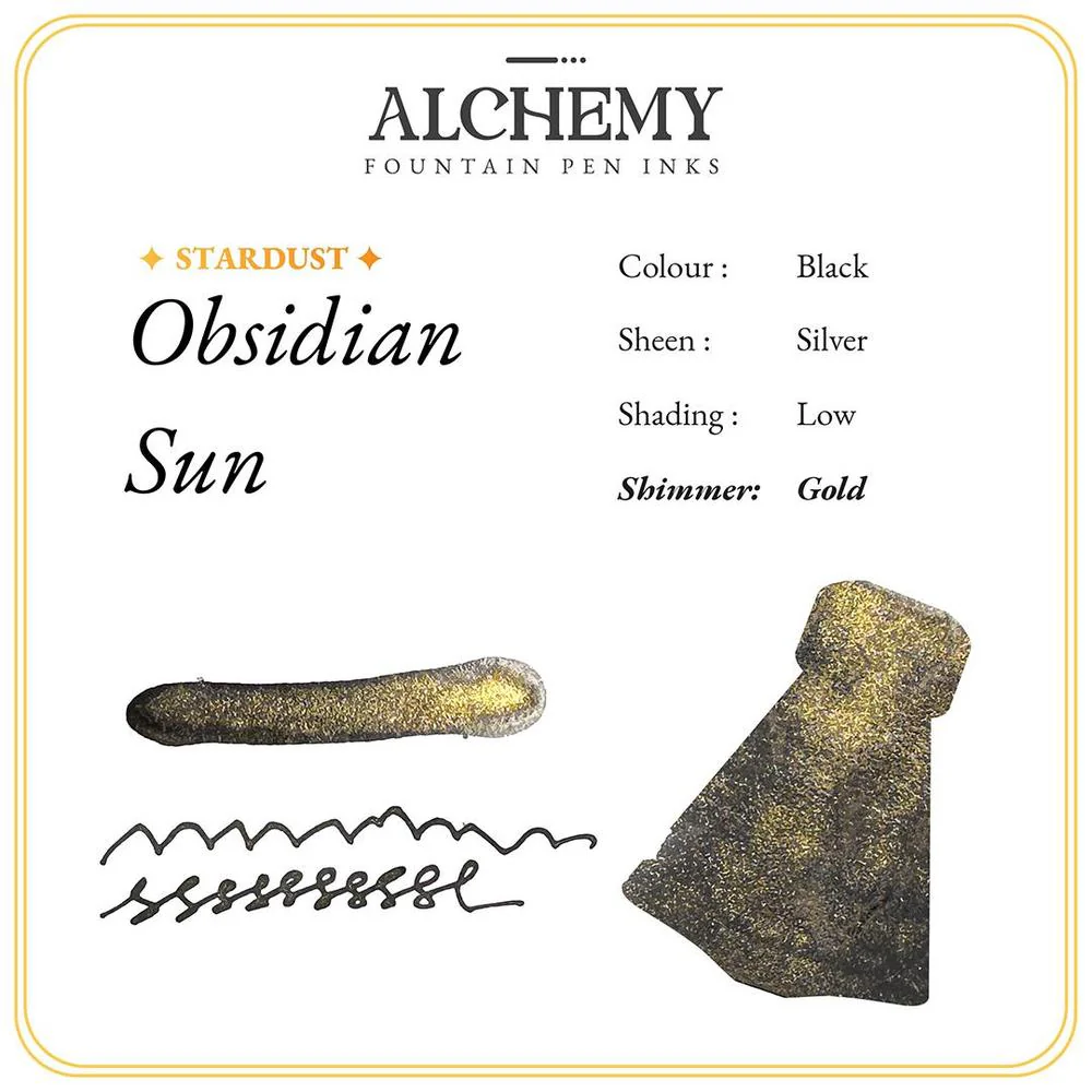 Endless Stationery Ink Bottle (45ml) - Alchemy Obsidian - Image 7