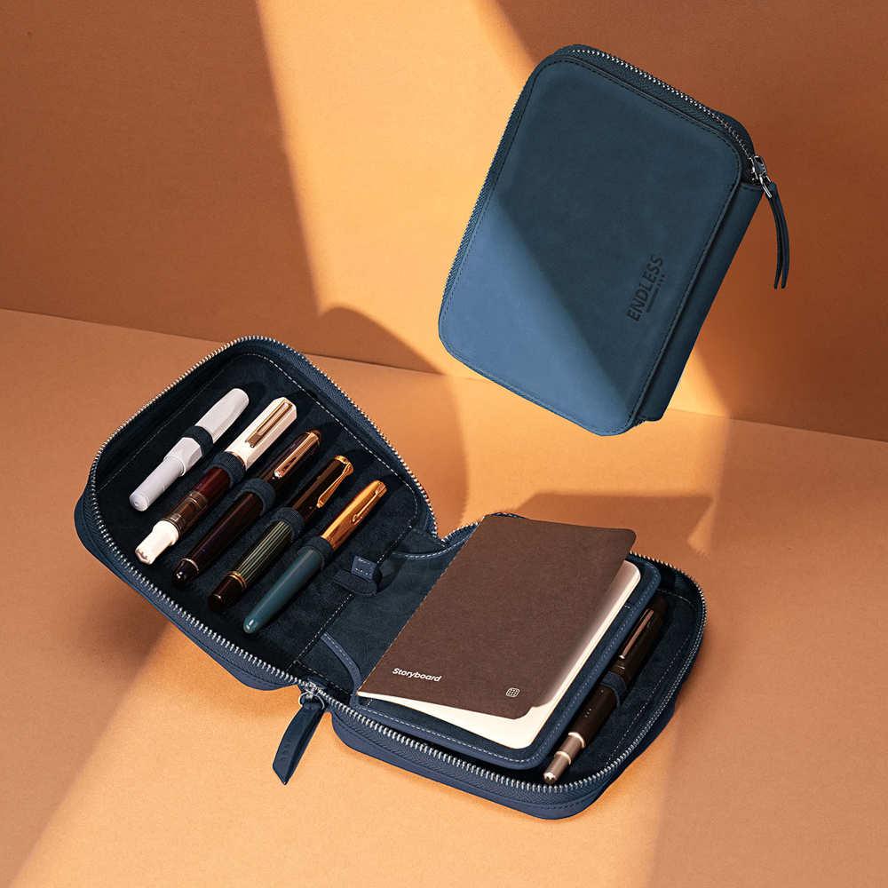 Endless Stationery Pen Case (10 Slots) - Companion Leather Pouch - Image 3