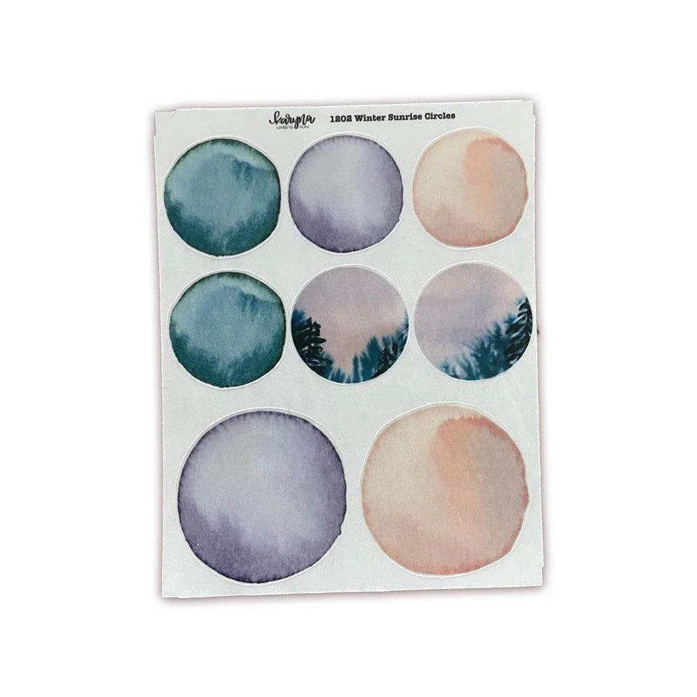 EndlessPens × @karynalovestoplan Winter Sunrise Stickers - Image 4