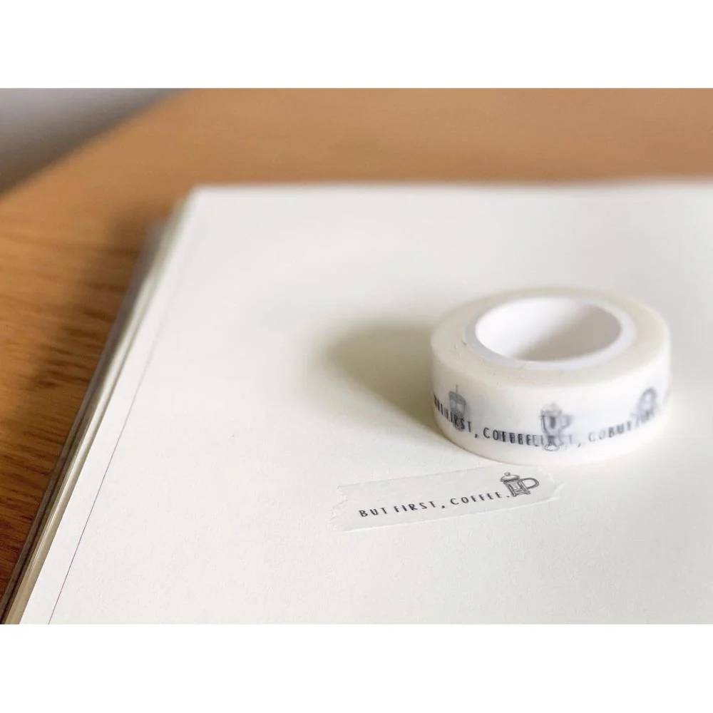 EndlessPens Washi Tape - But First, Coffee - Image 3