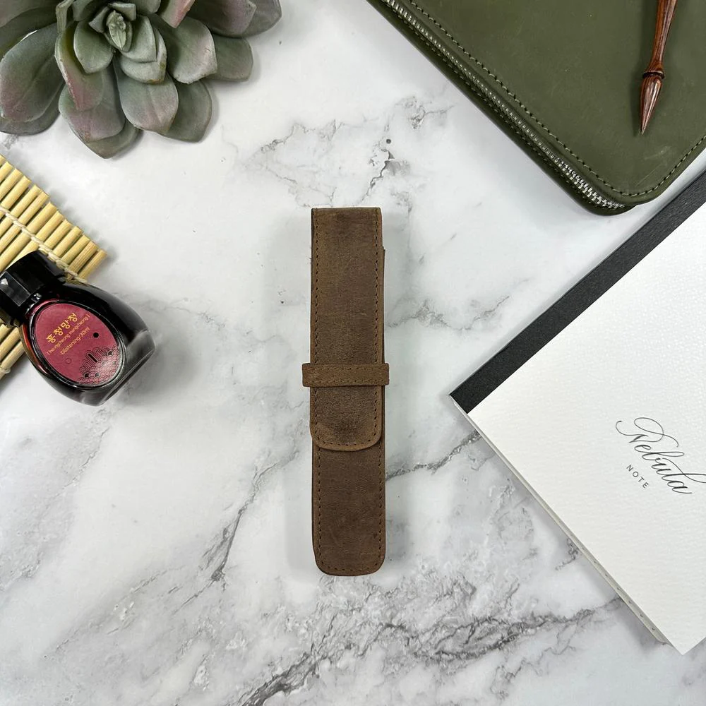 Girologio Pen Case (1 Slot) - Leather - Image 4