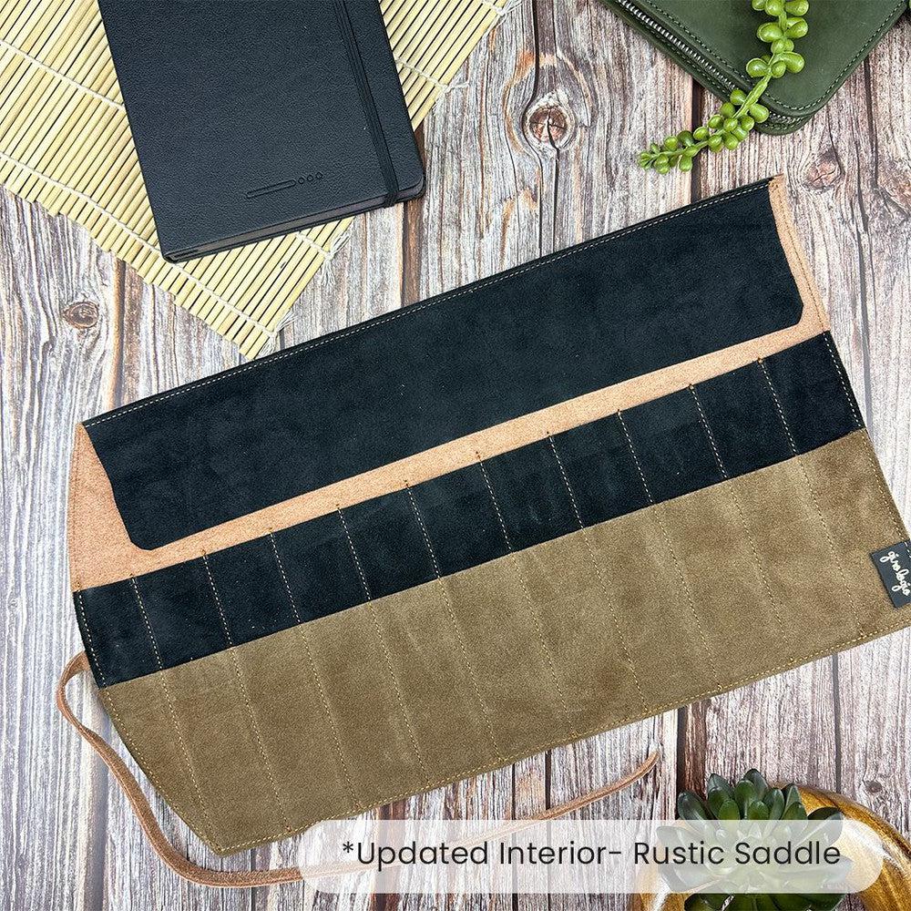 Girologio Pen Case (10 Slots) - 10 Pen Roll - Image 13