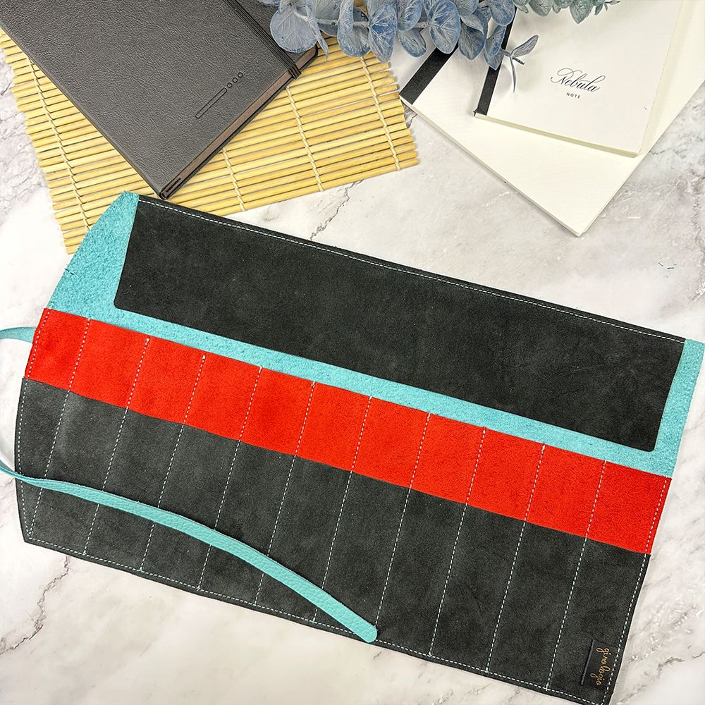 Girologio Pen Case (10 Slots) - 10 Pen Roll - Image 3