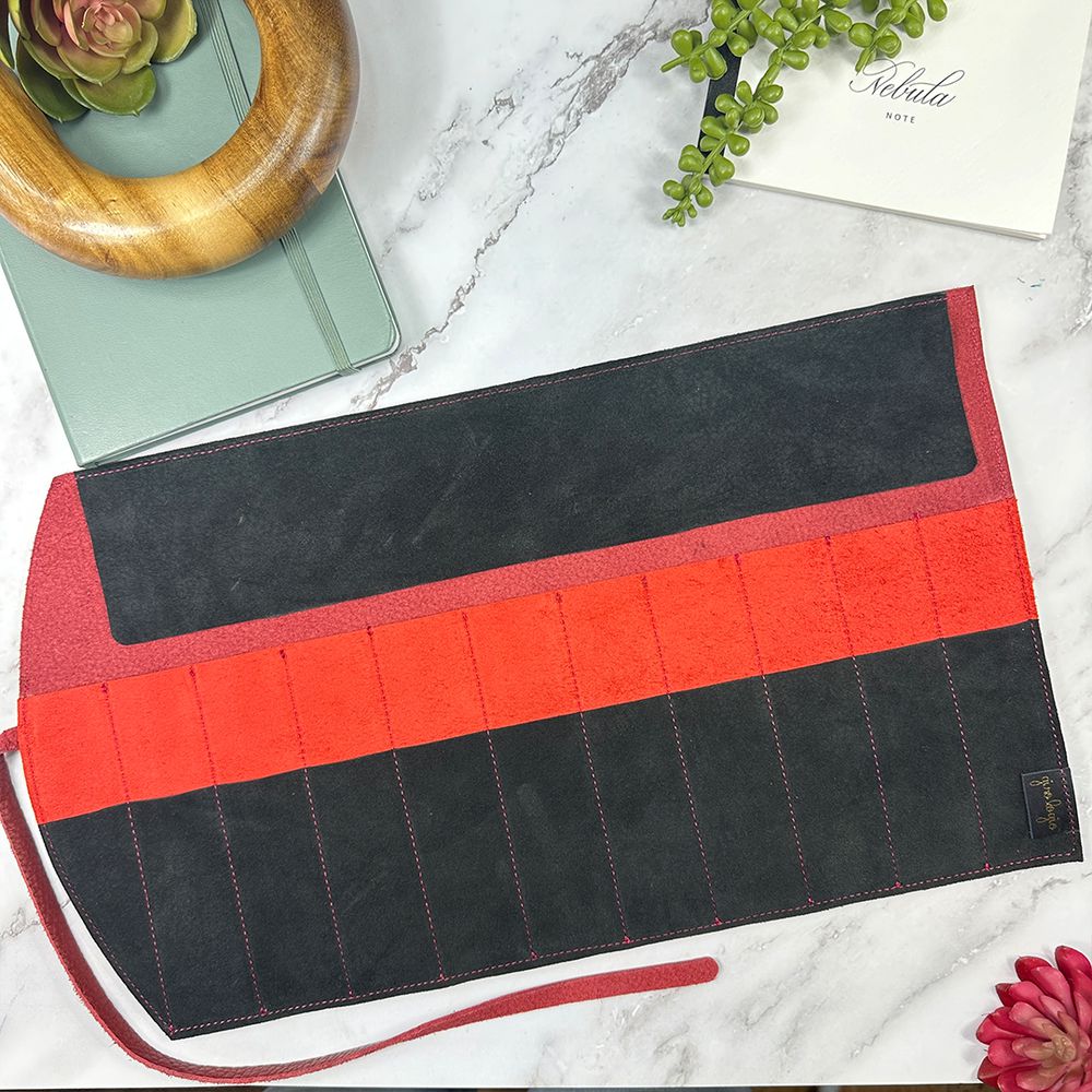 Girologio Pen Case (10 Slots) - 10 Pen Roll - Image 7