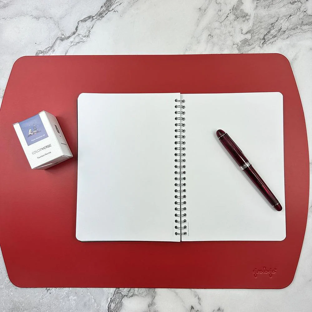Girologio Writing Mat - Repurposed Leather - Image 10