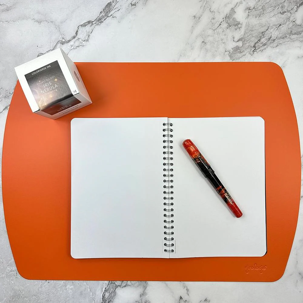 Girologio Writing Mat - Repurposed Leather - Image 3
