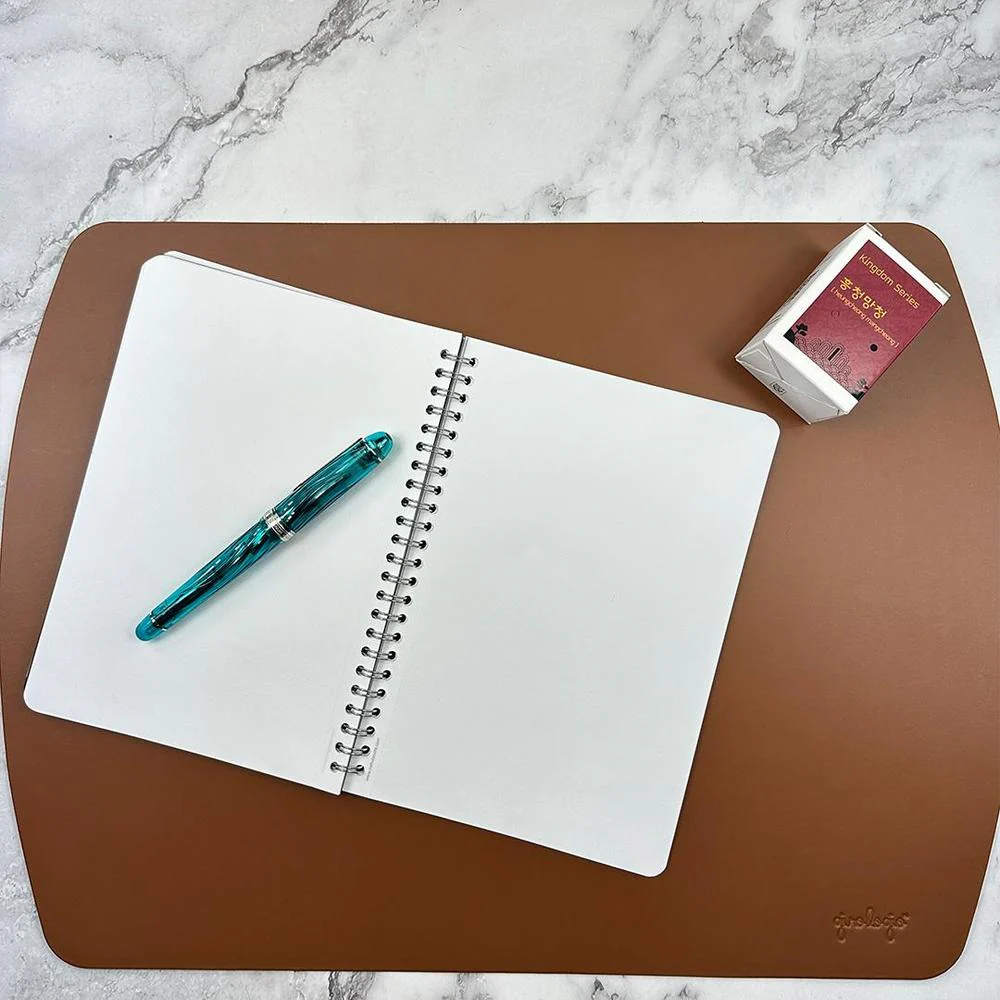 Girologio Writing Mat - Repurposed Leather - Image 8