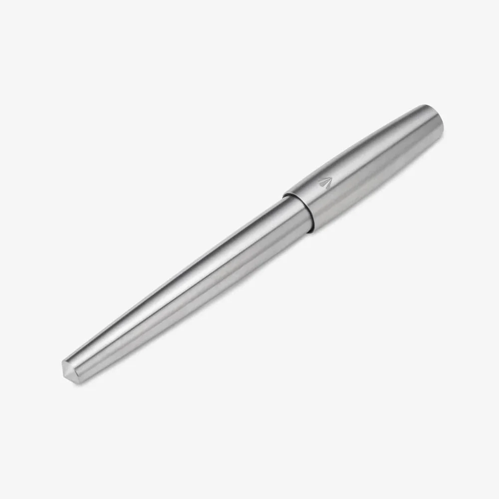 Gravitas Fountain Pen - Entry - Raw Stainless Steel - Image 2