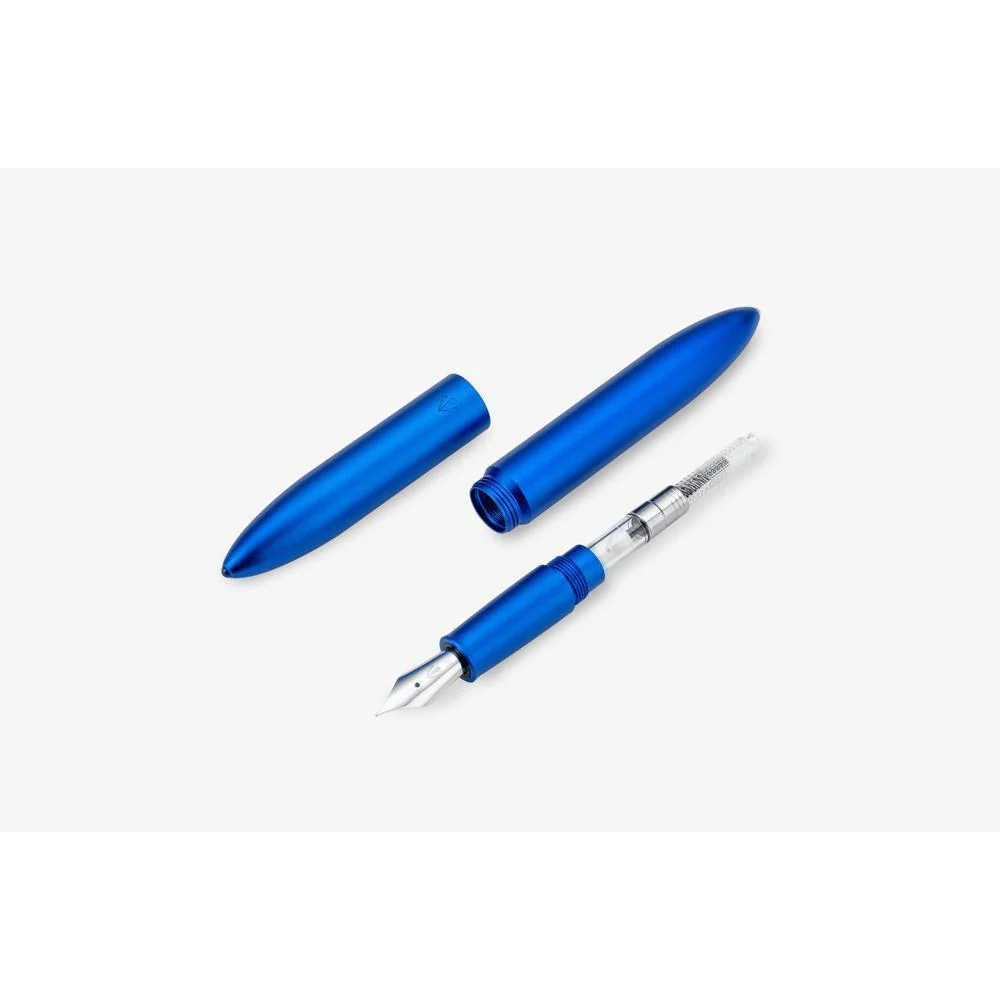 Gravitas Fountain Pen - Flagship Aluminium - Blue - Image 5