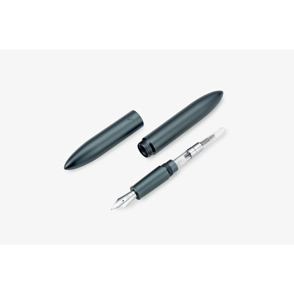 Gravitas Fountain Pen - Flagship Aluminium - Dark Olive Grey - Image 3