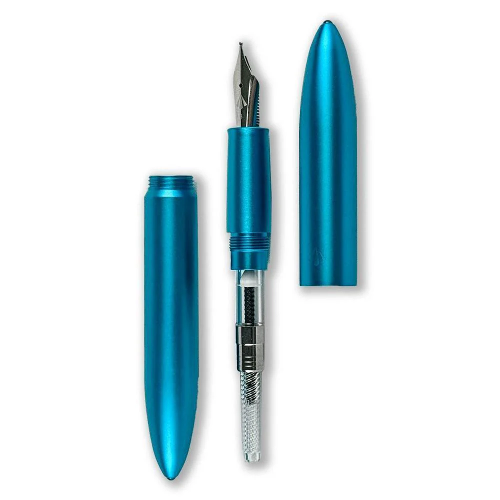 Gravitas Fountain Pen - Flagship Aluminium - Turquoise - Image 2