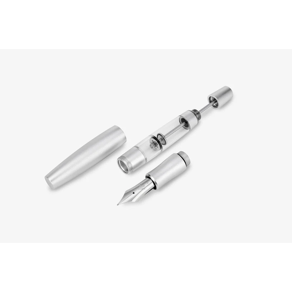 Gravitas Fountain Pen - Monster Aluminium Silver - Image 4