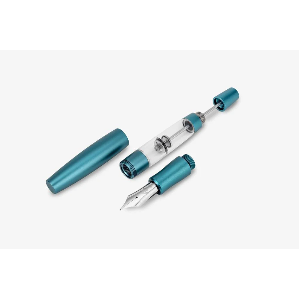 Gravitas Fountain Pen - Monster - Aluminium Teal - Image 3