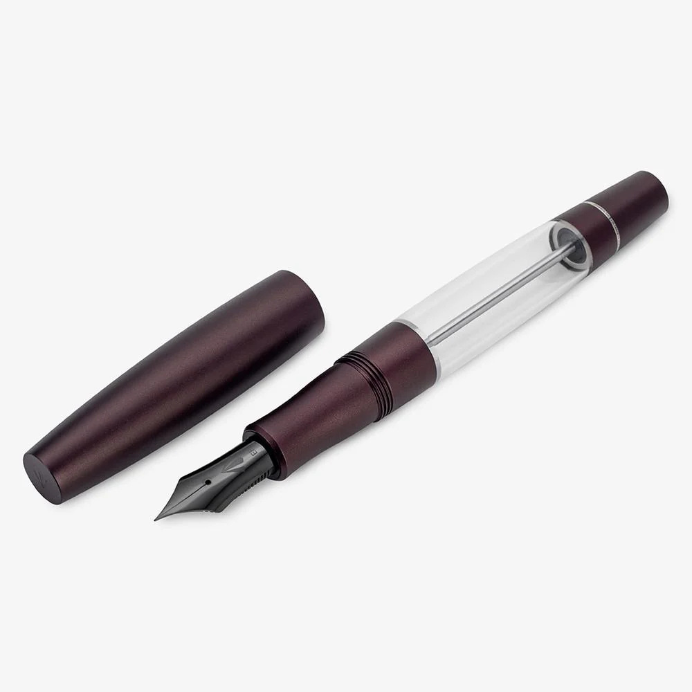 Gravitas Fountain Pen - Monster - Aluminum Cherry Velvet - Image 2
