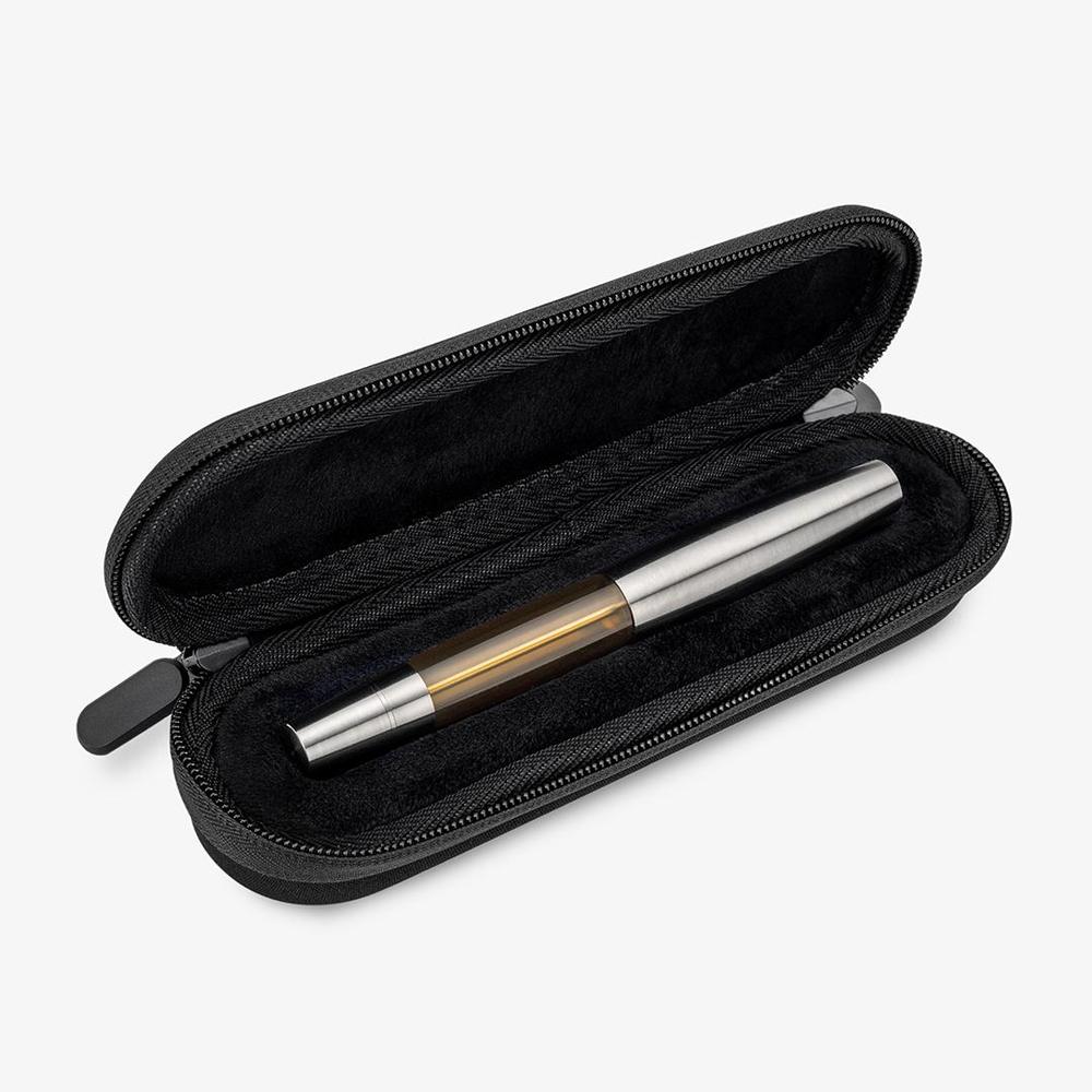 Gravitas Fountain Pen - Monster Grade 5 Titanium Polished + Ultem Barrel - Image 5