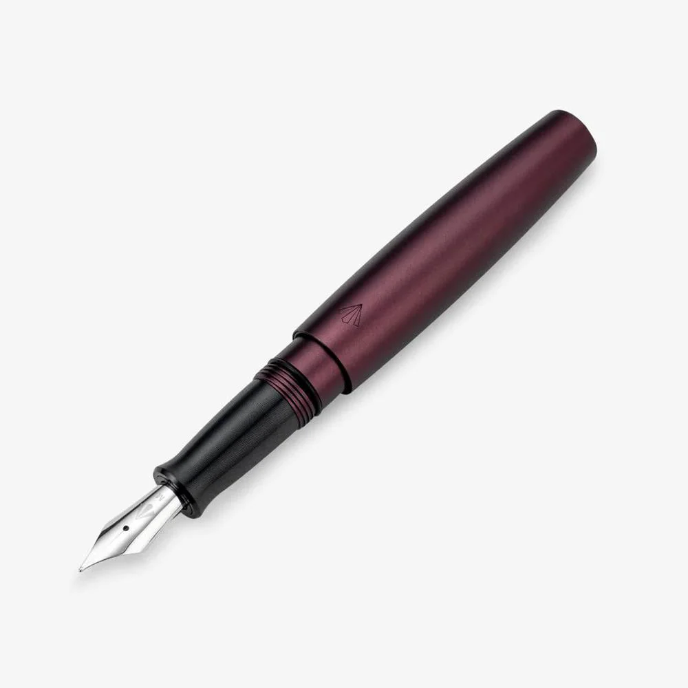 Gravitas Fountain Pen - Pocket - Aluminium Cherry Velvet - Image 3