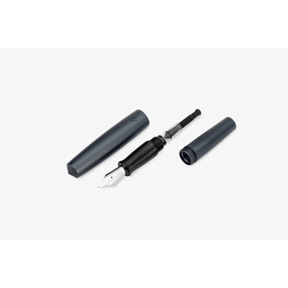 Gravitas Fountain Pen - Pocket - Aluminum Dark Olive Grey - Image 3
