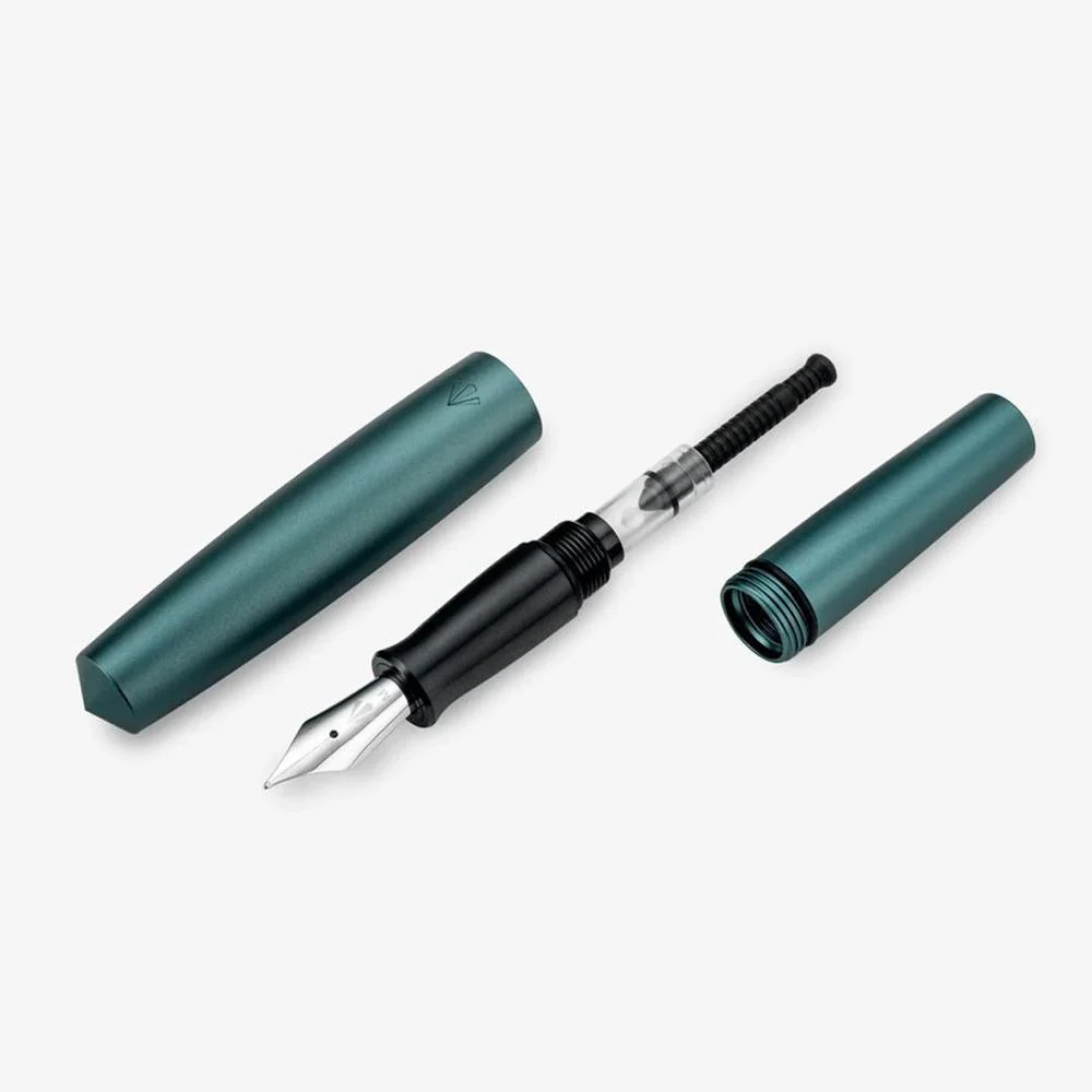 Gravitas Fountain Pen - Pocket - Aluminum Pine - Image 4