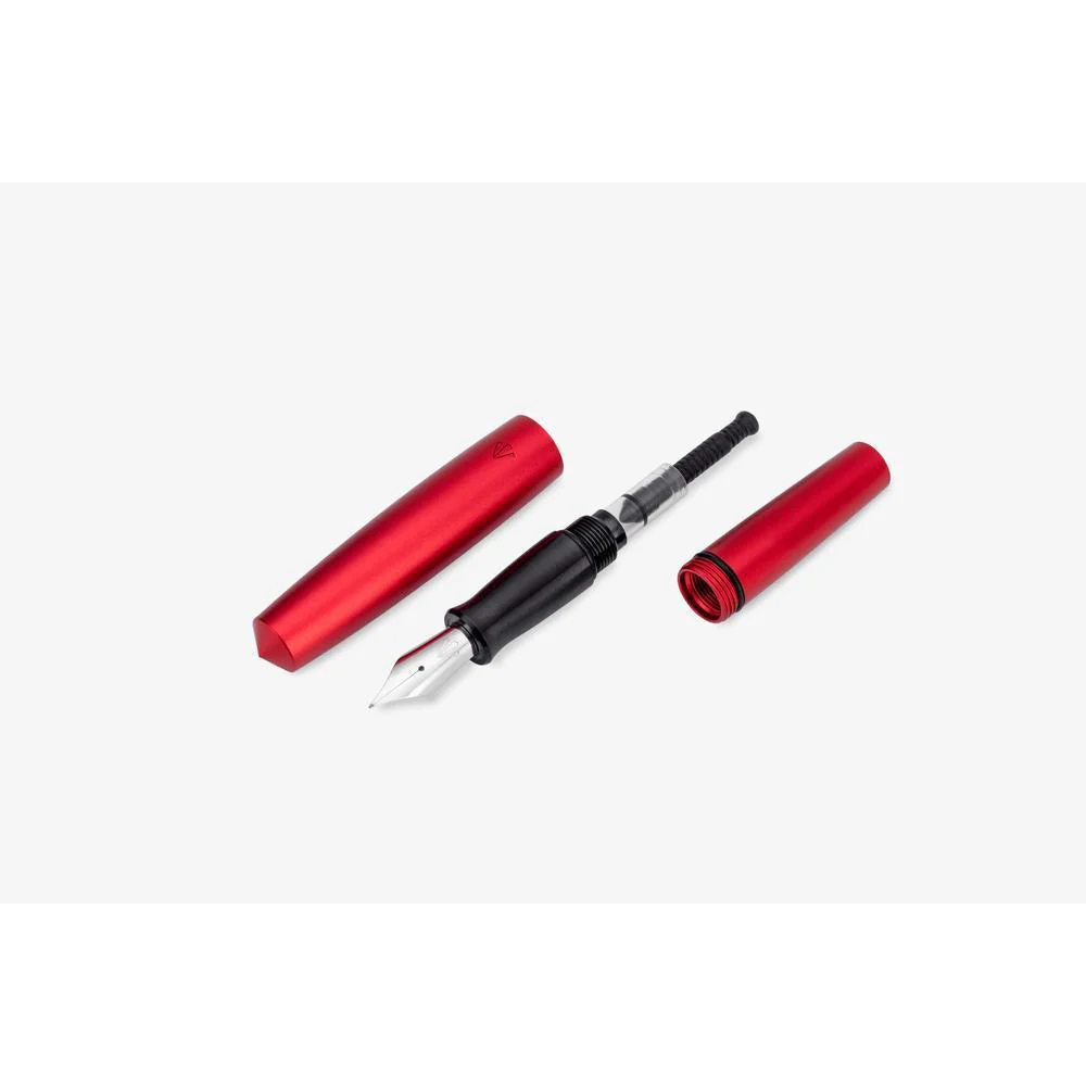 Gravitas Fountain Pen - Pocket - Aluminum Red - Image 3