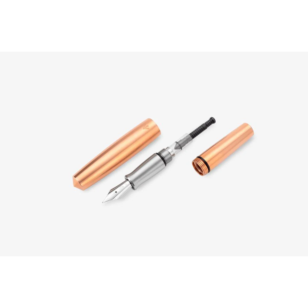 Gravitas Fountain Pen - Pocket - Raw Copper - Image 4
