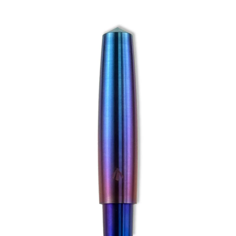 Gravitas Fountain Pen - Pocket - Raw Grade 5 Titanium TiSiNx - Image 4