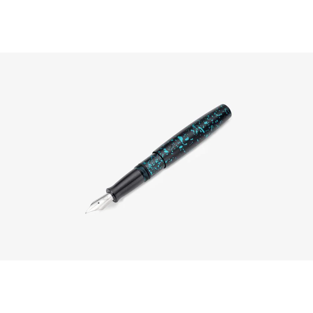 Gravitas Fountain Pen - Pocket - Teal Splash - Image 2