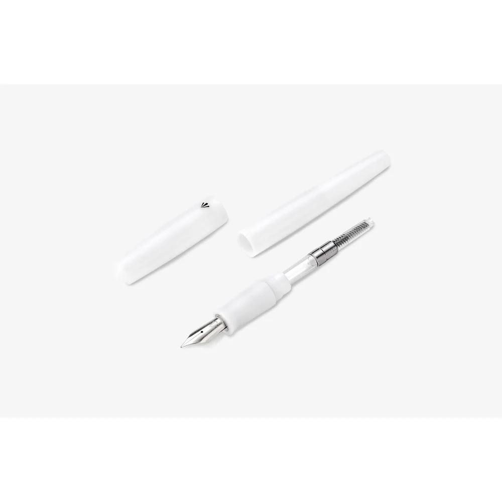 Gravitas Fountain Pen - Sentry - Full White Delrin - Image 3