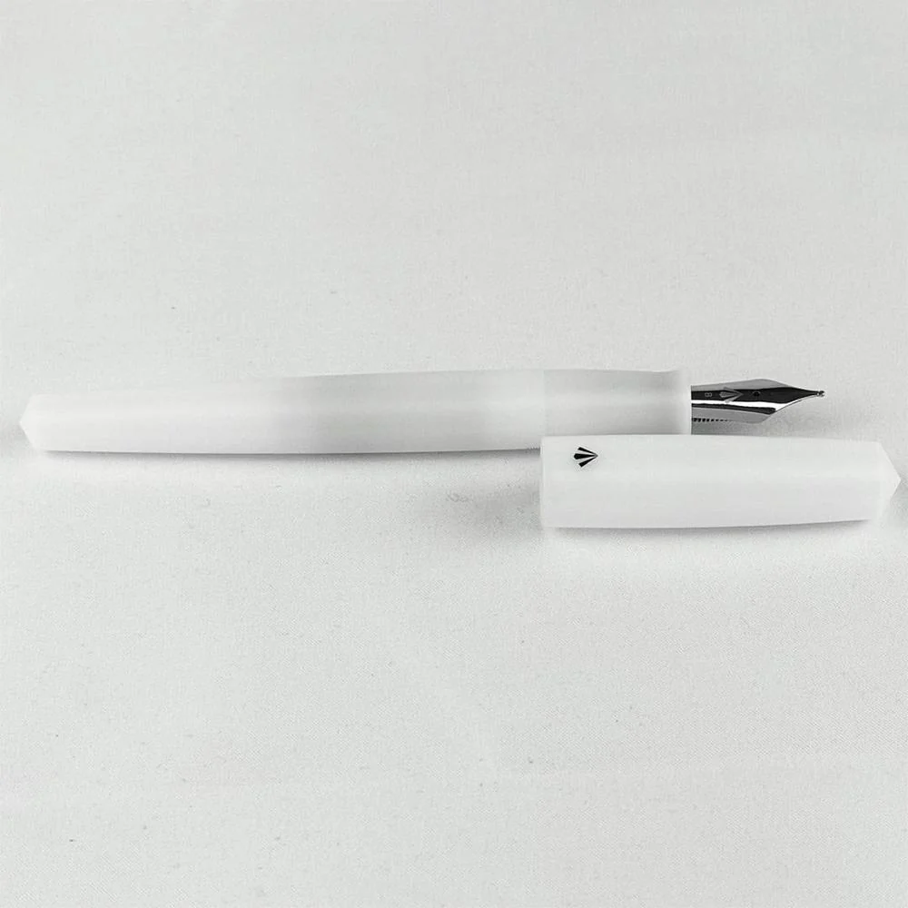 Gravitas Fountain Pen - Sentry - Full White Delrin - Image 5