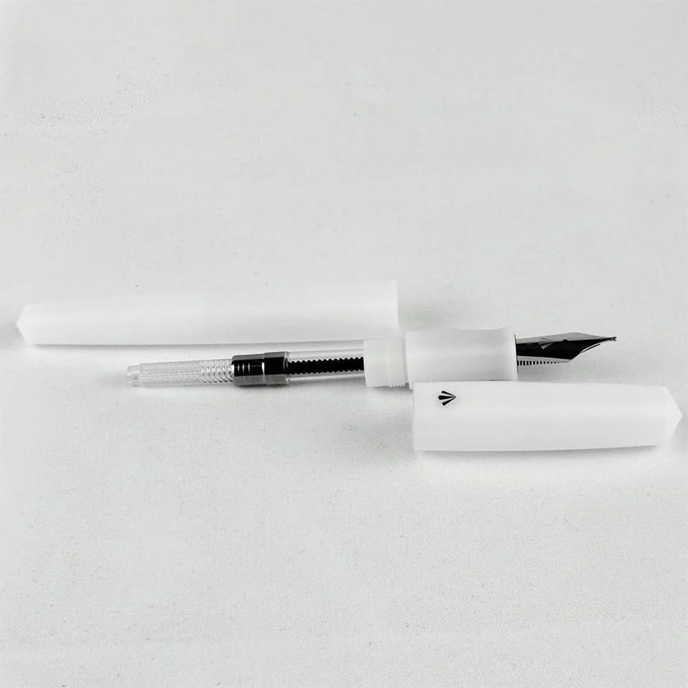 Gravitas Fountain Pen - Sentry - Full White Delrin - Image 6