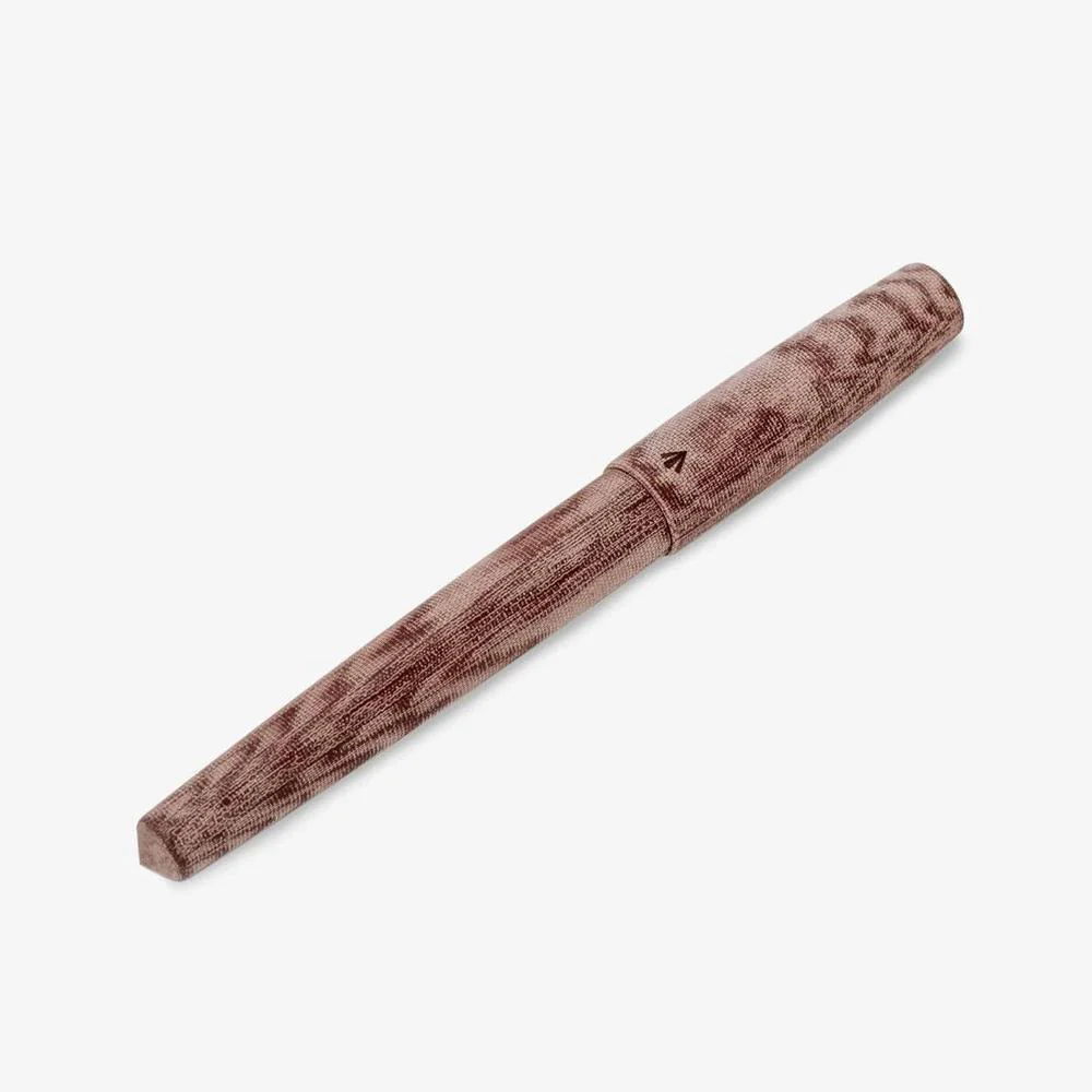Gravitas Fountain Pen - Sentry - Micarta Red Linen - Image 3