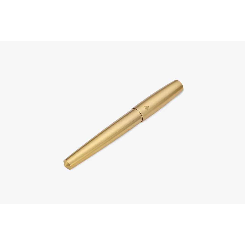 Gravitas Fountain Pen - Sentry - Raw Brass - Image 2