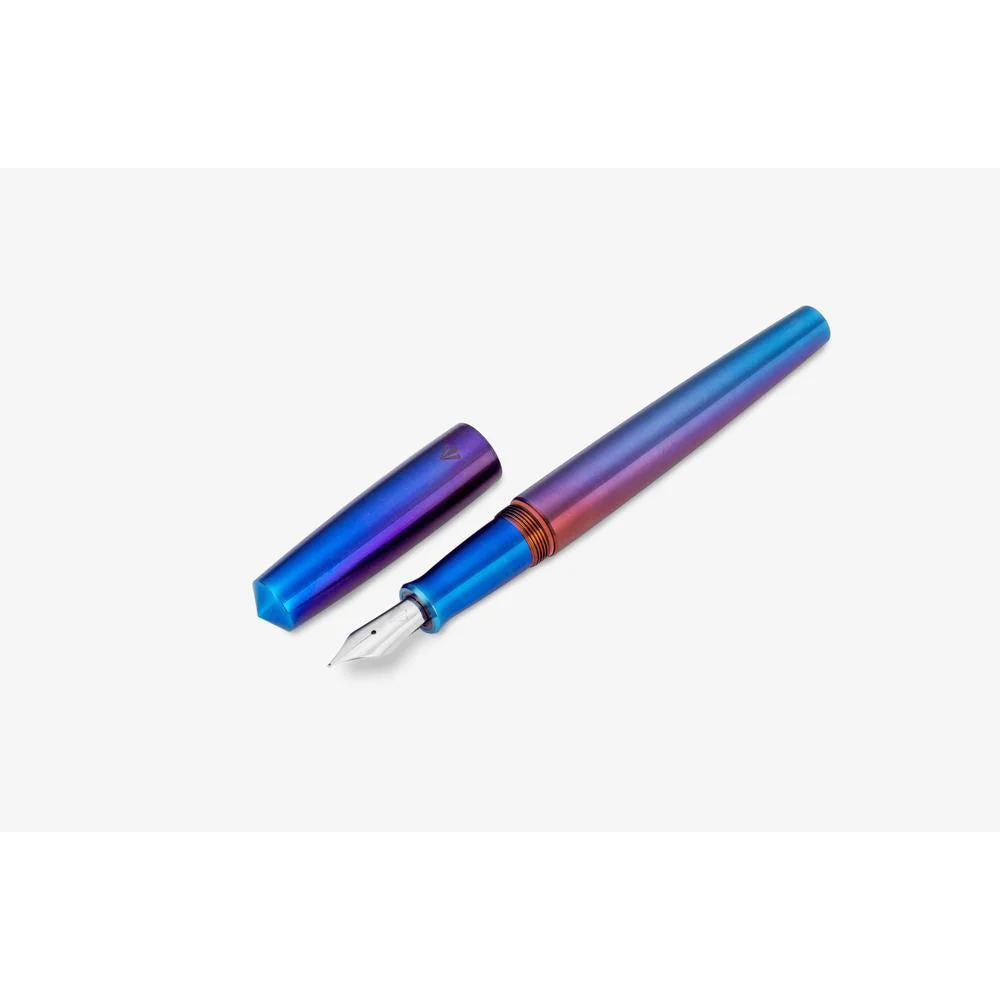 Gravitas Fountain Pen - Sentry Raw Grade 5 Titanium - Titanium TiSiNx - Limited Editon (2025) - Image 2