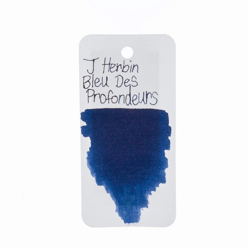 J Herbin Ink Bottle (10ml / 30ml) - Bleu des Profondeurs - Image 4