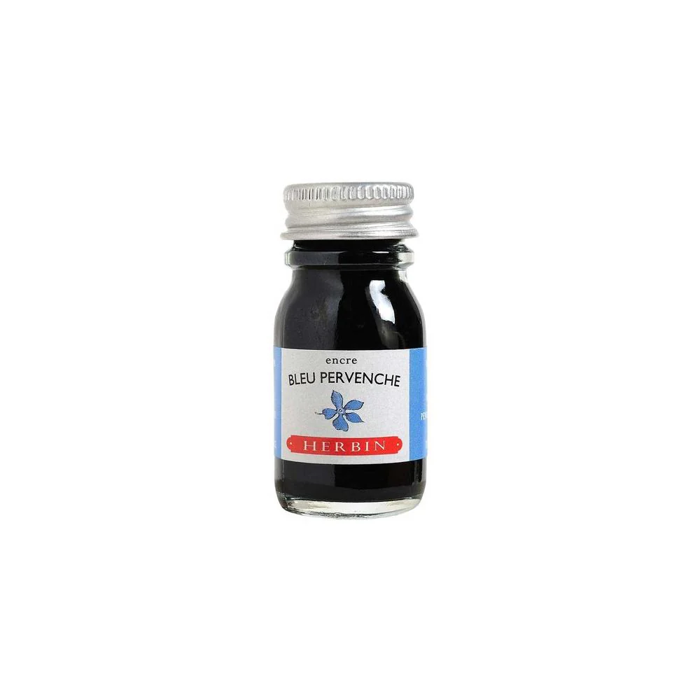 J Herbin Ink Bottle (10ml / 30ml) - Bleu Pervenche - Image 2